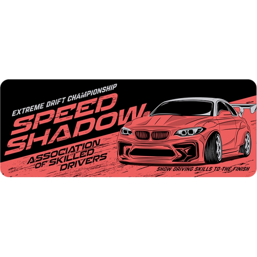 Килимок VOLTRONIC Speed shadow Dark Red (LA306)