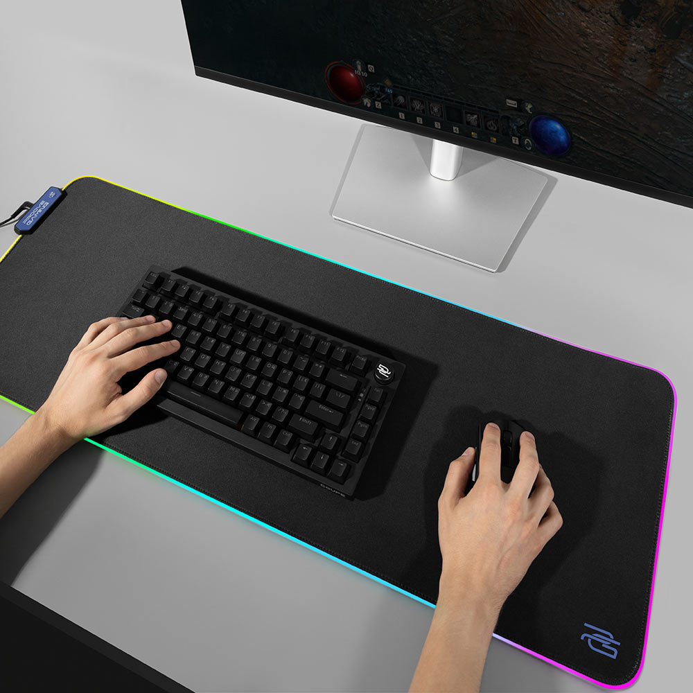 Килимок PROOVE Gaming Offland Black (MPOF00022401) Матеріал поверхні тканина