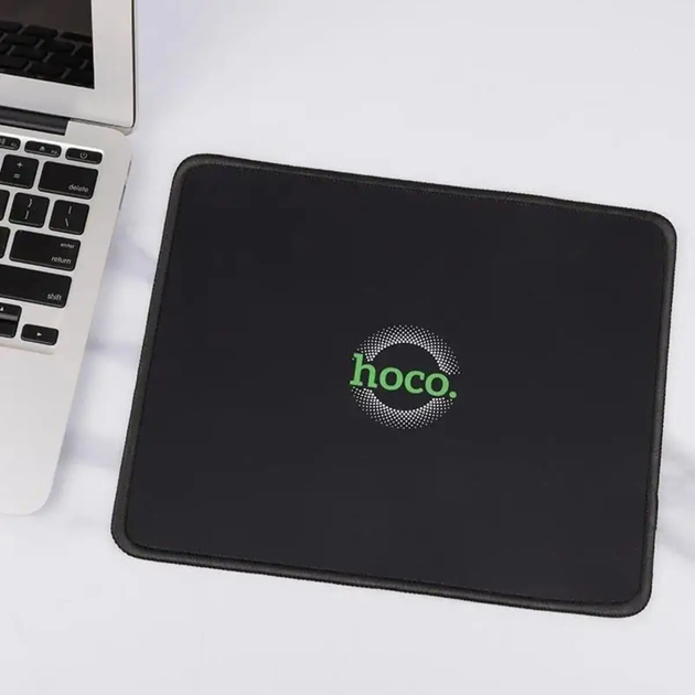 Коврик HOCO GM20 Smooth Black (6931474784506) Материал поверхности ткань