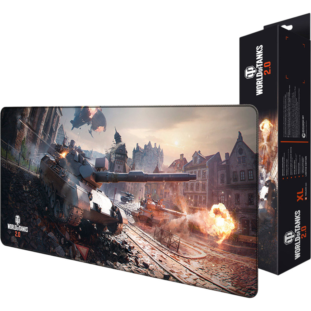 Коврик WARGAMING WORLD OF TANKS 2.0 Limited Edition XL (FWGMPWOT20LEO25XL) Материал поверхности ткань