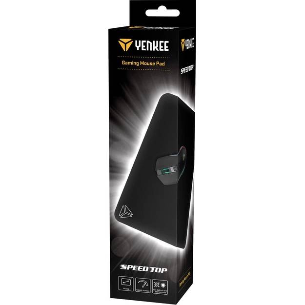 Зовнішній вигляд Килимок YENKEE YPM 35 Gaming pad SPEED TOP M Black (45015887)