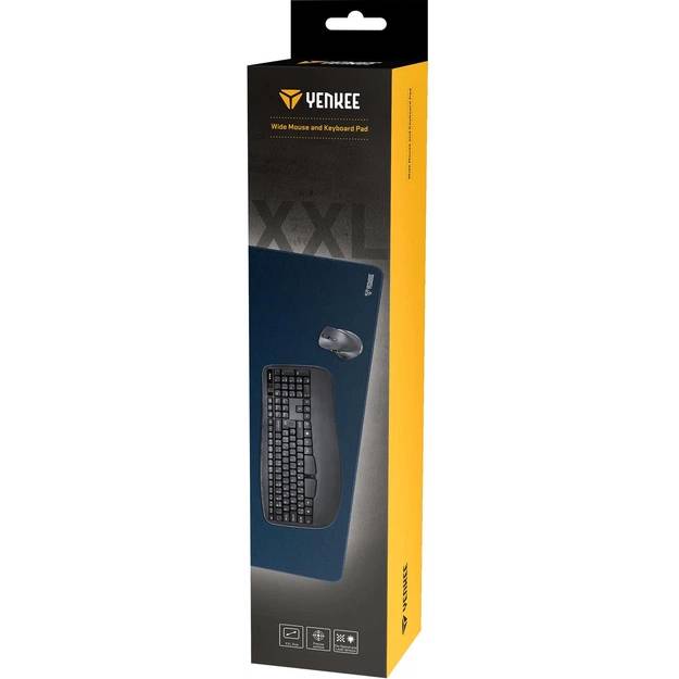 Фото Килимок YENKEE YPM 9040BE Office pad XXL Blue (45019387)