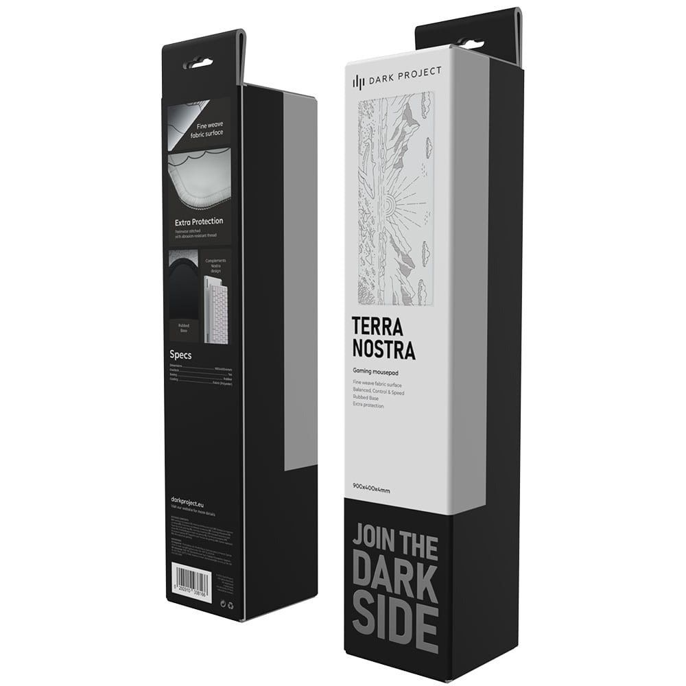 Зовнішній вигляд Килимок DARK PROJECT DPMP Nostra White XL