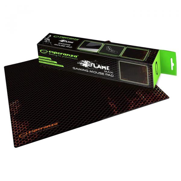 Коврик ESPERANZA GAMING MOUSE PAD FLAME MAXI (EGP103R) Ширина 400