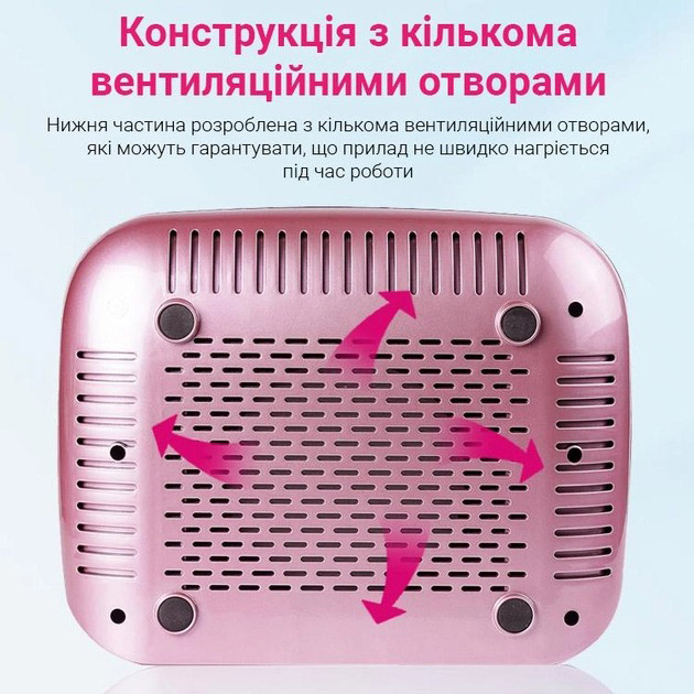 Вытяжка для маникюра SML C-1 Pink (SML-C1PNK) Тип вытяжка для маникюра