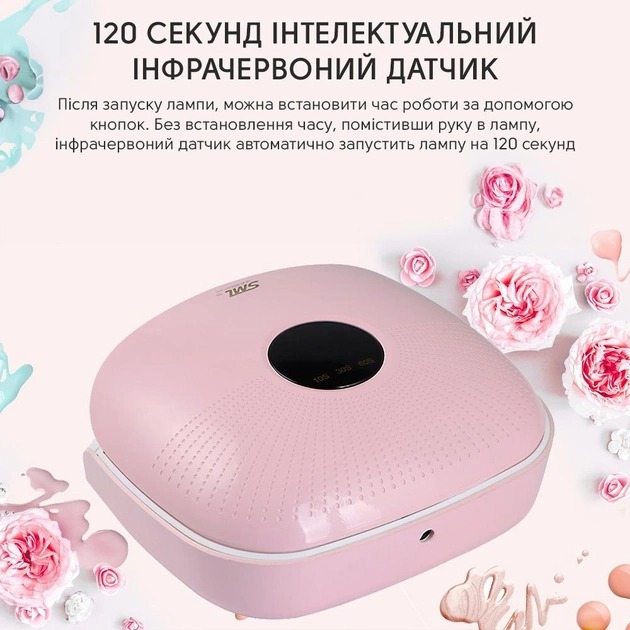 Фото 4 Лампа для маникюра SML S7 36led Pink (S7-P)