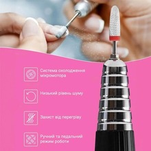 Фрезер для маникюра и педикюра SML M15 68W Black (M15-B)