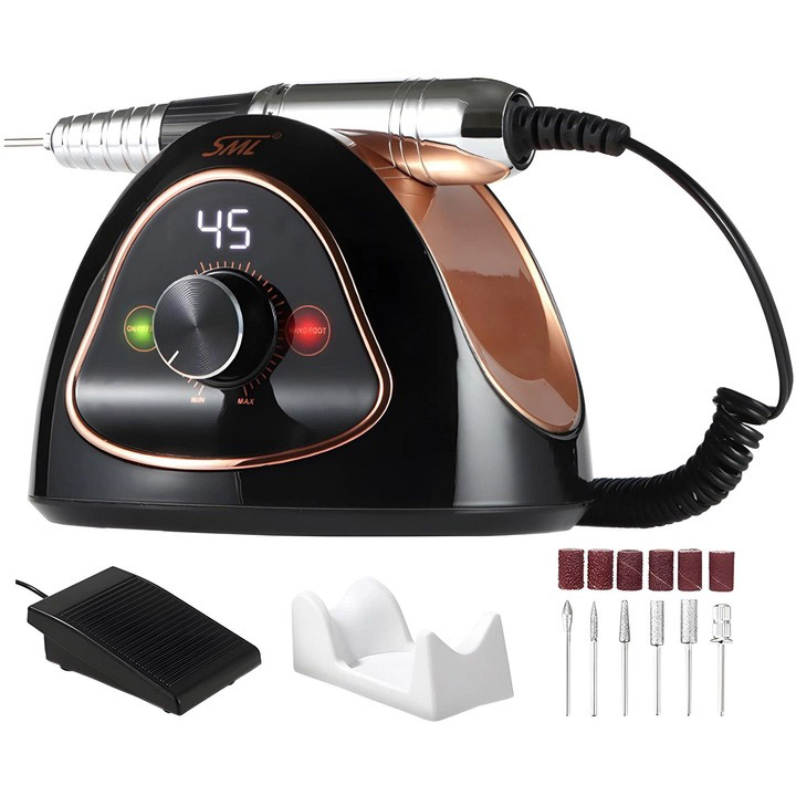Фрезер для маникюра и педикюра SML M15 68W Black (M15-B)