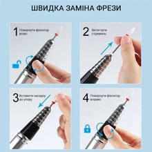 Фрезер для маникюра и педикюра SML M15 68W Green (M15-G)