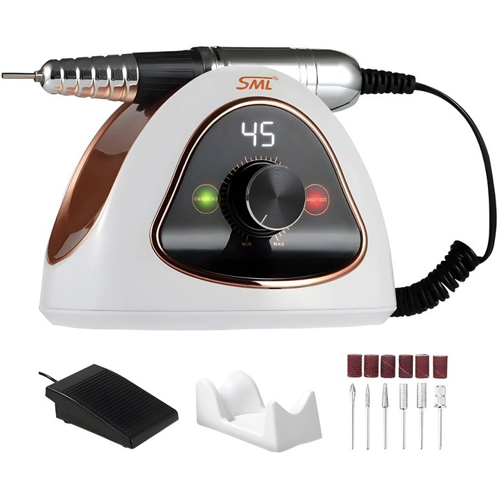 Фрезер для маникюра и педикюра SML M15 68W White (M15-W)