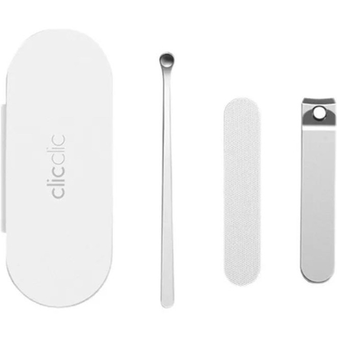 Набір для манікюру HOTO Xiaomi Clicclic Three-piece Nail Clipper White (QWZJD001)