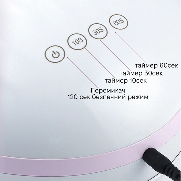 Внешний вид Лампа для маникюра SML S5 White