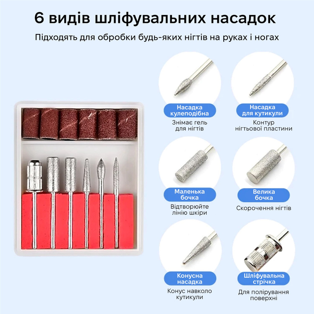Внешний вид Фрезер для маникюра и педикюра SML Nail Sander M1 Purple