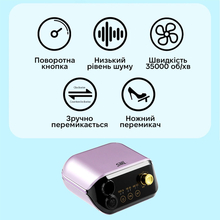 Фрезер для маникюра и педикюра SML Nail Sander M1 Purple
