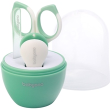 Манікюрний набір BABYONO для немовлят 4 пр. Mint (398/01)