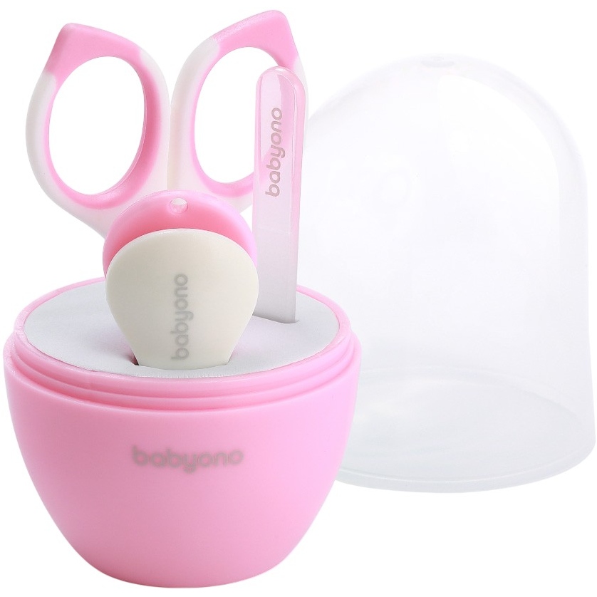 Манікюрний набір BABYONO для немовлят 4 пр Pink (398/02) Манікюрний набір BABYONO для немовлят 4 пр Pink (398/02)