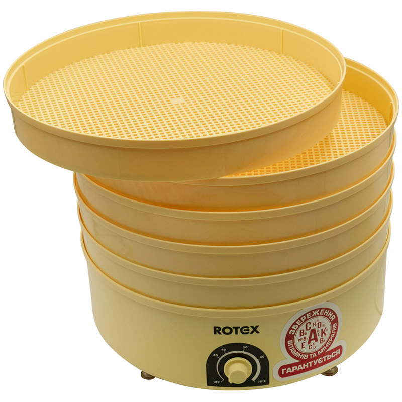 Сушарка ROTEX RD620-Y Yellow Кількість змінних секцій 5