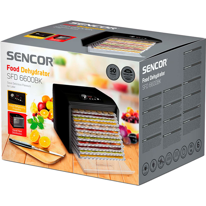 Огляд Сушарка SENCOR SFD 6600BK