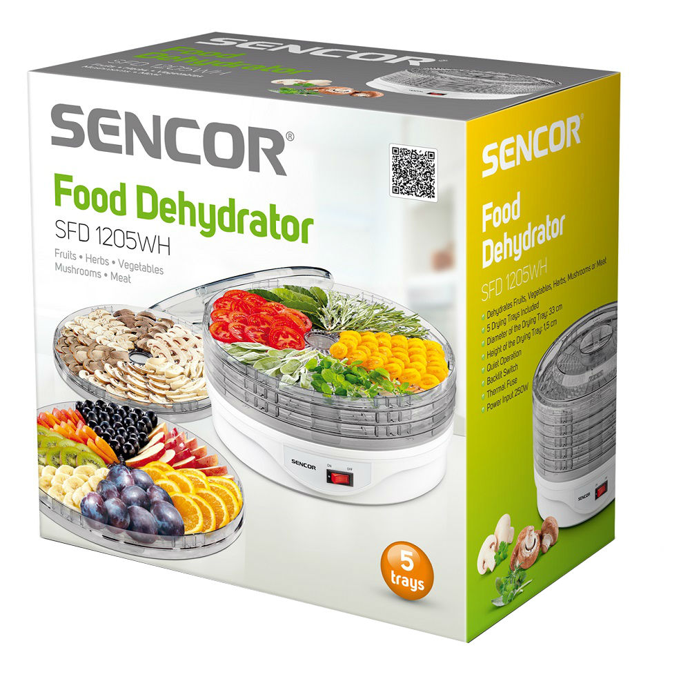 Сушилка SENCOR SFD1205WH Управление механическое