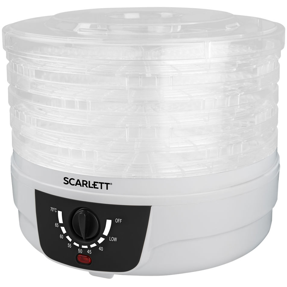 Сушилка SCARLETT SC-FD421004 White Количество сменных секций 5