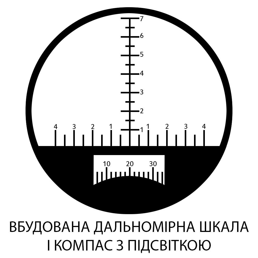 Бинокль OPTIMA floating Wateproof с дальномерной сеткой 10х50 (OPT-BIN10-50) Материал корпуса прорезиненный