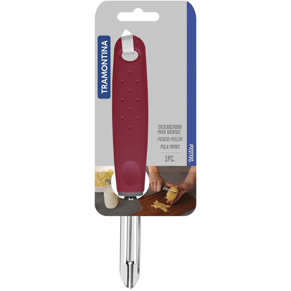 Овощечистка TRAMONTINA Utilita (25627/170) Материал рабочей части нержавеющая сталь