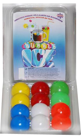 Многоразовые охладители напитков BUBBLE ICE 12 шт. (629769)