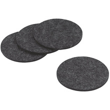 Підставка під чашку KELA Alia 4шт d-10см Dark Grey (12333)