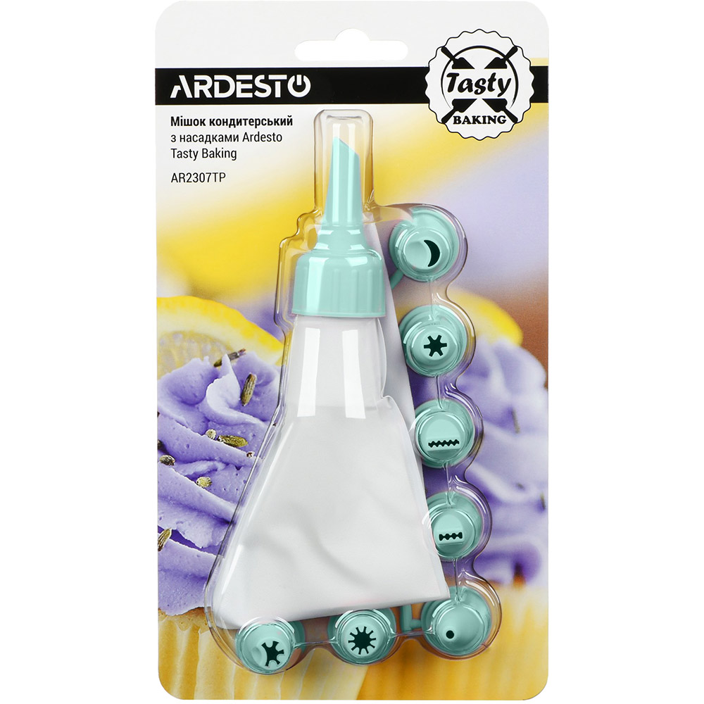 Мешок кондитерский ARDESTO Tasty Baking Blue (AR2307TP) Материал рабочей части пластик/нейлон