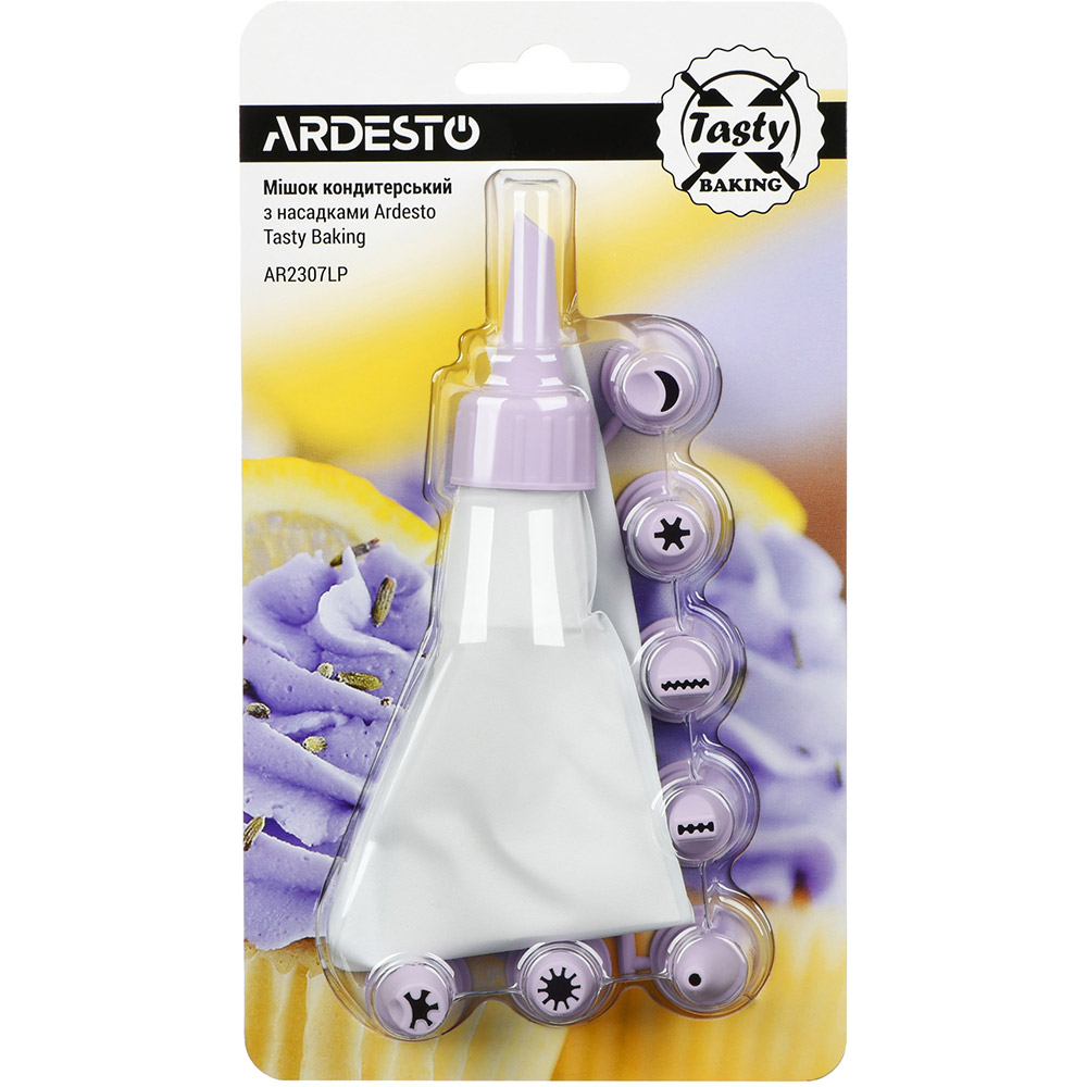 Мешок кондитерский ARDESTO Tasty Baking Violet (AR2307LP) Материал рабочей части пластик/нейлон