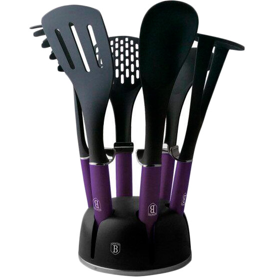 

Набор кухонных аксессуаров BERLINGER HAUS Metallic Line Royal Purple Edition 7 пр (BH-6246), Набір кухонний 7 предметів BH 6246