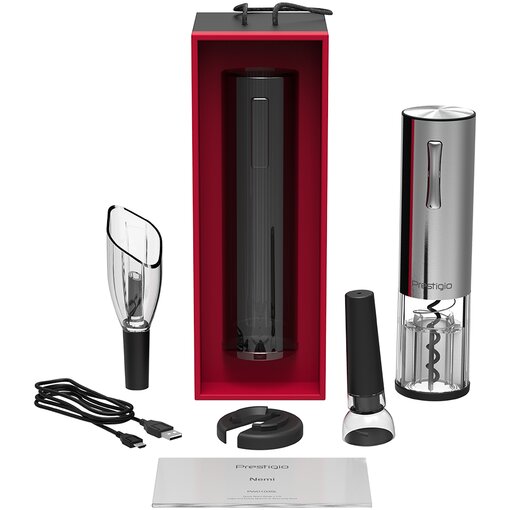 Изображение Штопор PRESTIGIO Nemi Smart Wine Opener (PWO103SL)