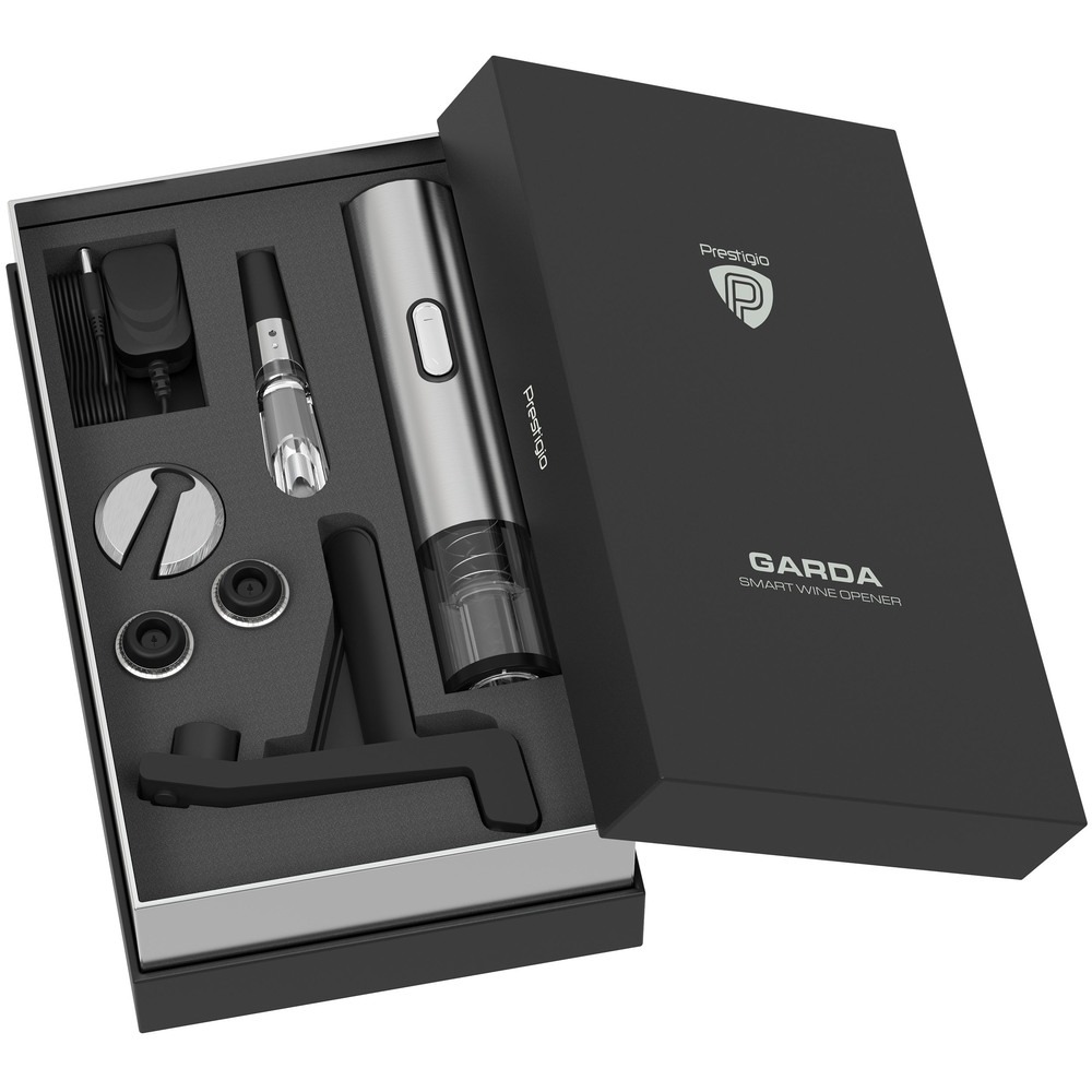 Зображення Штопор PRESTIGIO Garda Smart Wine Opener (PWO105SL)