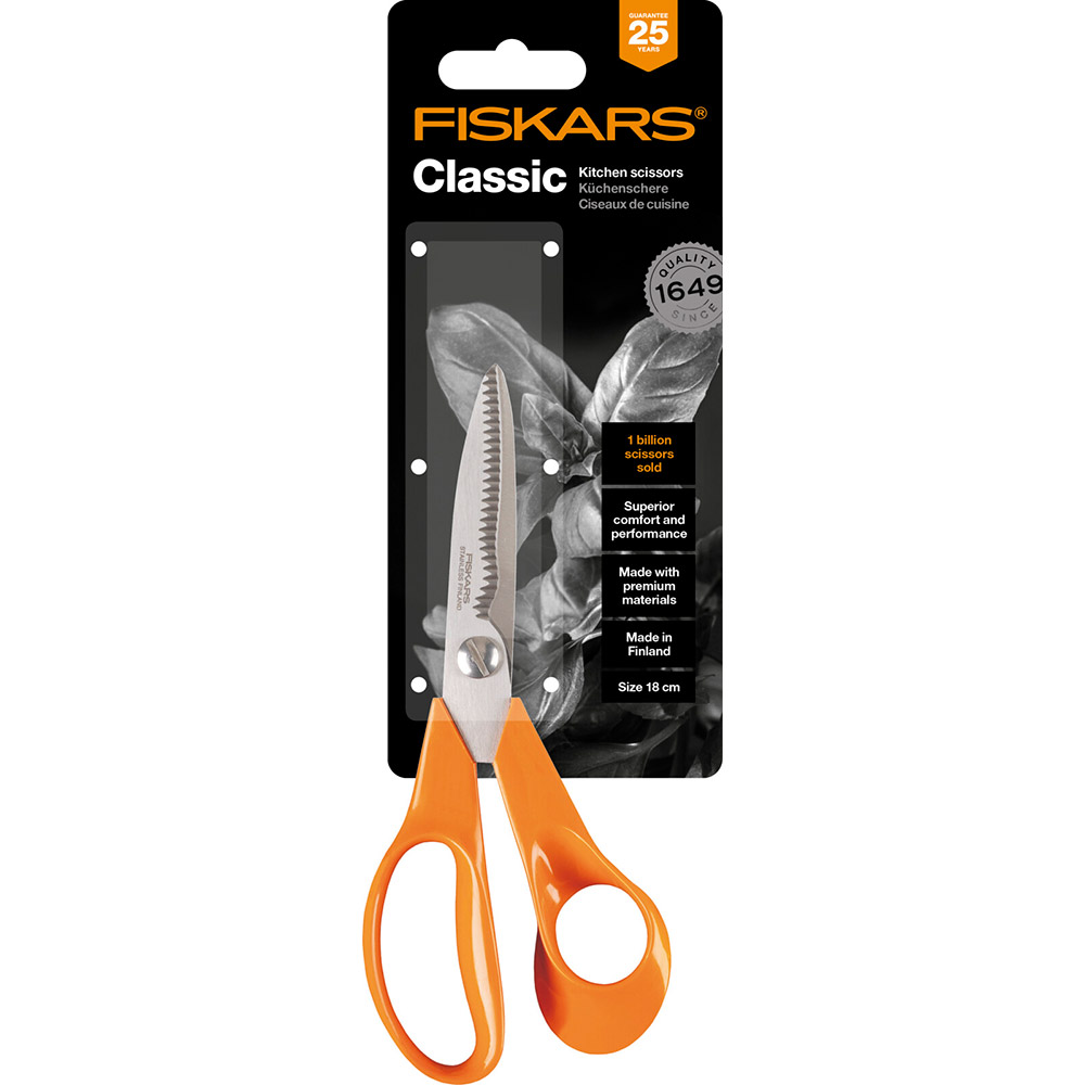 В інтернет магазині Ножиці кухонні Fiskars Classic 18 см (1000819)