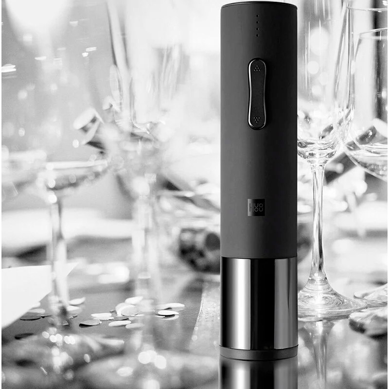 Фото 4 Штопор Xiaomi Huo Hou Electric Wine Bottle Opener Black (HU0027)