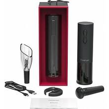 Винний набір PRESTIGIO Bolsena Electric wine opener Black (PWO101BK_EN)