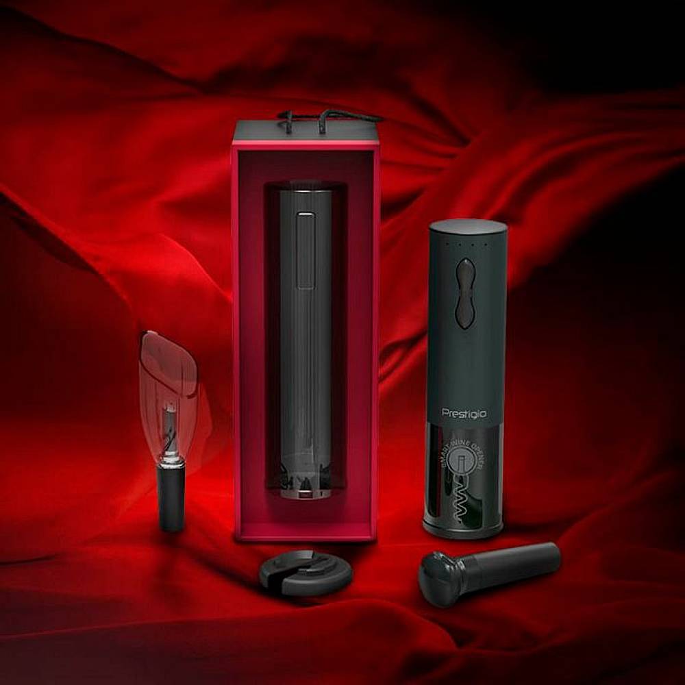 В інтернет магазині Винний набір PRESTIGIO Bolsena Electric wine opener Black (PWO101BK_EN)