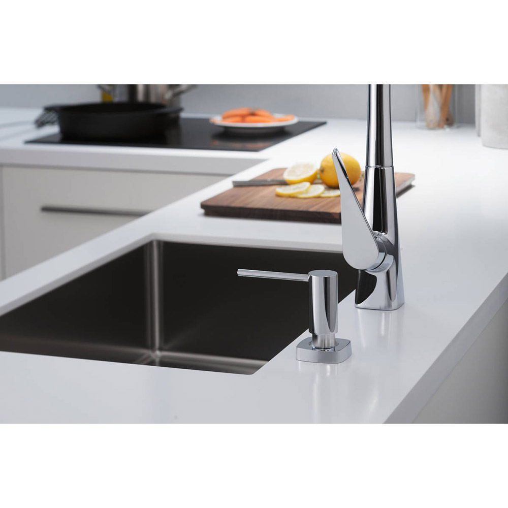 Дозатор HANSGROHE A71 Black (40468670) Материал рабочей части нержавеющая сталь