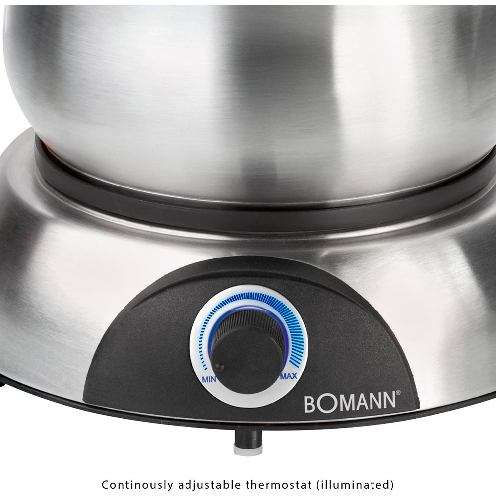 Фондю BOMANN FD 2248 CB Комплектація 8 вилок для фондю з нержавіючої сталі (з кольоровим маркуванням)