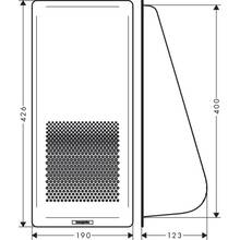 Друшлаг HANSGROHE F14 Черный (40963000)