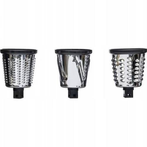 Тертка KAMILLE 10107 3 в 1 Black (KM-10107-BK) Матеріал робочої частини нержавіюча сталь