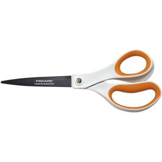 Ножиці універсальні FISKARS Titanium Non-Stick 18 см (1004720)