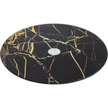 Тортівниця VIVA MARBLE BLACK поворотна низька/30 см. в уп.