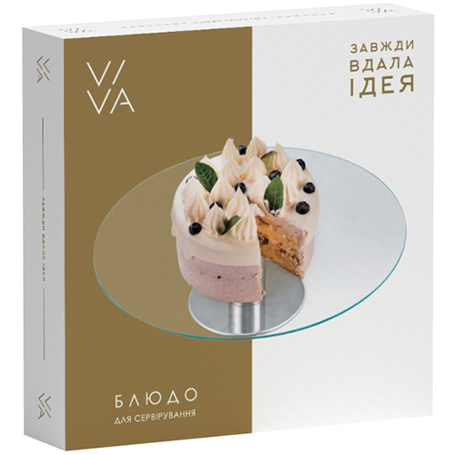 Тортівниця VIVA Sweet 30 см (S3012/2-D003) Діаметр 30