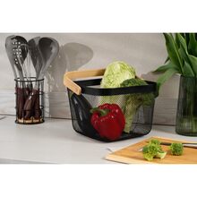 Корзина с ручкой ARDESTO Midori 25х24.5х18 см Black (AR0901B)