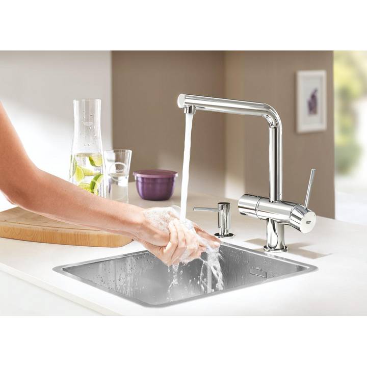 Внешний вид Дозатор для моющих средств GROHE Сosmopolitan 500мл Хром (40535000)