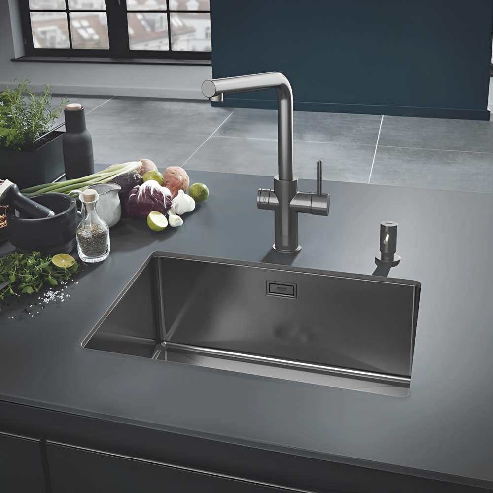 Дозатор для моющих средств GROHE Сosmopolitan Matte graphite 500 мл (40535AL0) Объем 500