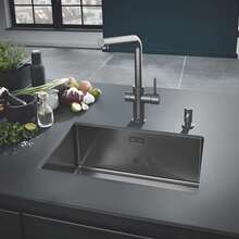 Дозатор для моющих средств GROHE Сosmopolitan Matte graphite 500 мл (40535AL0)