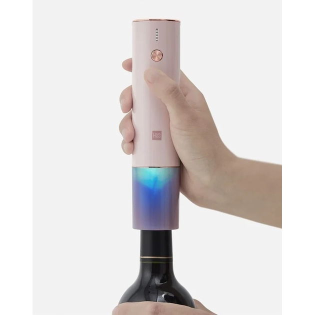 Зовнішній вигляд Розумний штопор HUOHOU Electric Wine Opener M Pink (HU0121)