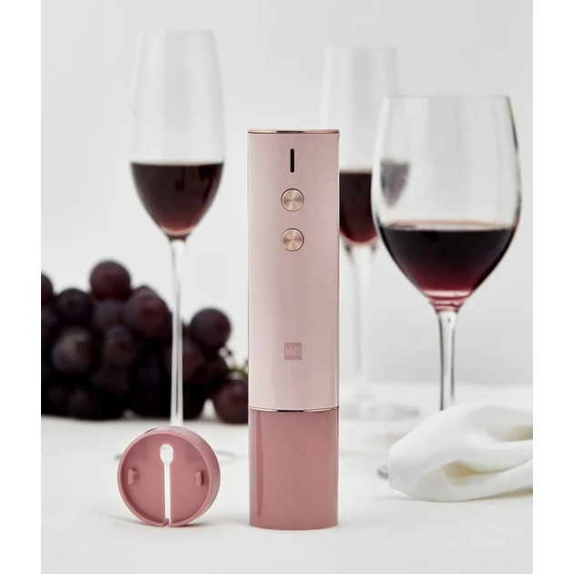 Фото Розумний штопор HUOHOU Electric Wine Opener M Pink (HU0121)